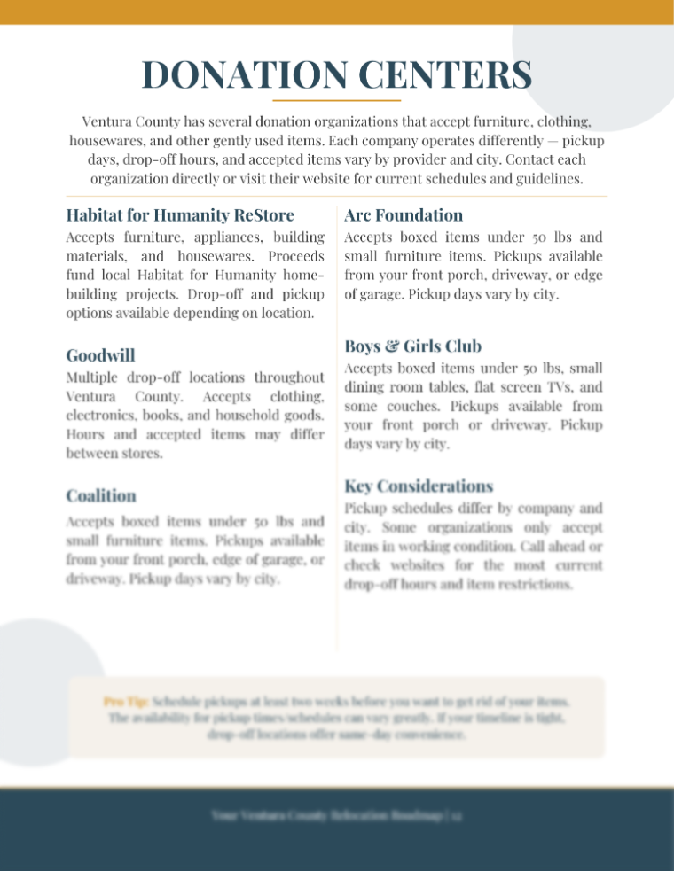 Preview of page 12 — Ventura County donation centers